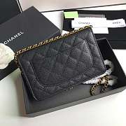 CHANEL CAVAIR WOC IN BLACK - 5