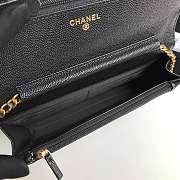 CHANEL CAVAIR WOC IN BLACK - 3