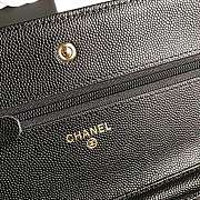 CHANEL CAVAIR WOC IN BLACK - 2