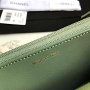 CHANEL CAVAIR WOC IN GREEN - 5