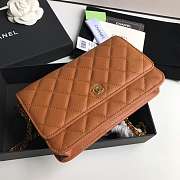 CHANEL CAVAIR WOC IN BROWN - 2