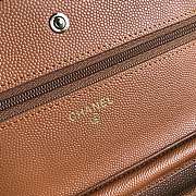 CHANEL CAVAIR WOC IN BROWN - 6