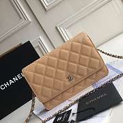 CHANEL CAVAIR WOC IN BEIGE WITH SILVER HARDWARE - 2
