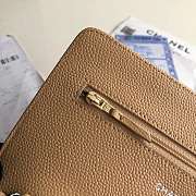 CHANEL CAVAIR WOC IN BEIGE WITH SILVER HARDWARE - 4