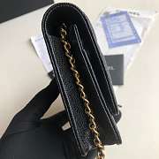 CHANEL CAVAIR WOC IN BLACK WITH GOLD HARDWARE - 2