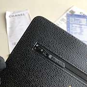 CHANEL CAVAIR WOC IN BLACK WITH GOLD HARDWARE - 4