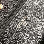 CHANEL CAVAIR WOC IN BLACK WITH GOLD HARDWARE - 6