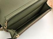 CHANEL WOC IN GREEN WITH GOLD METAL - 4