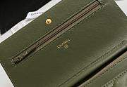 CHANEL WOC IN GREEN WITH GOLD METAL - 6