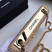 CHANEL CHAIN WALLET BEIGE - 4