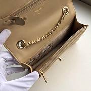 CHANEL CHAIN WALLET BEIGE - 6