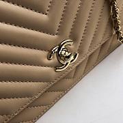 CHANEL CHAIN WALLET BEIGE - 5