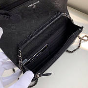 CHANEL CHAIN WOC WALLET BLACK  - 3