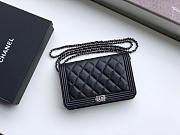 CHANEL CHAIN WOC WALLET BLACK  - 2