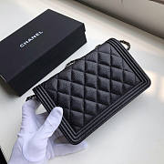 CHANEL CHAIN WOC WALLET BLACK  - 4