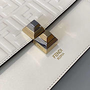 Forubags Fendi Kan I White Handbags With Chain - 5