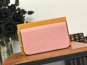 FORUBAGS LOUIS VUITTON FÉLICIE POCHETTE M67856 Rose poudré Pink - 3