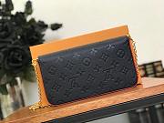 FORUBAGS LOUIS VUITTON FÉLICIE POCHETTE M64099 Navy Blue / Red - 6