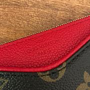 Louis Vuitton M41638 Pallas Monogram Canvas Leather Clutch Bag Cherry - 3