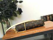 Louis Vuitton M41638 Pallas Monogram Canvas Leather Clutch Bag Cherry - 4