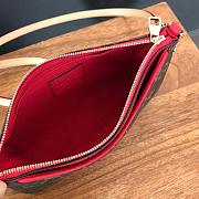 Louis Vuitton M41638 Pallas Monogram Canvas Leather Clutch Bag Cherry - 5