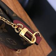 Louis Vuitton Pallas Monogram Canvas Leather Clutch Bag  - 3
