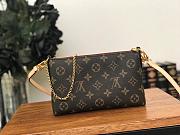 Louis Vuitton Pallas Monogram Canvas Leather Clutch Bag  - 6