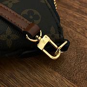 Louis Vuitton Pallas Monogram Canvas Leather Clutch Bag M41639 Black - 6