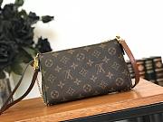 Louis Vuitton Pallas Monogram Canvas Leather Clutch Bag M41639 Black - 2
