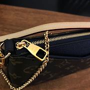 Louis Vuitton Pallas Monogram Canvas Leather Clutch Bag Navy blue - 6