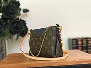 Louis Vuitton Pallas Monogram Canvas Leather Clutch Bag Navy blue - 4