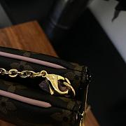 Louis Vuitton Monogram Canvas Leather Clutch Bag - 6