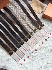 Forubags-9  Louis Vuitton belt with gold & silver hardware 3.0CM/3.5CM - 1