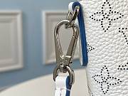 FORUBAGS LOUIS VUITTON HINA PM WHITE BLUE - 5