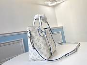 FORUBAGS LOUIS VUITTON HINA PM WHITE BLUE - 3