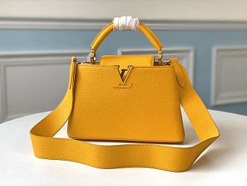 FORUBAGS LOUIS VUITTON CAPUCINES YELLOW 27CM/21CM