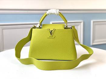 FORUBAGS LOUIS VUITTON CAPUCINES GREEN 27CM/21CM