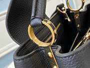 FORUBAGS LOUIS VUITTON CAPUCINES BLACK 27CM/21CM - 4
