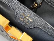 FORUBAGS LOUIS VUITTON CAPUCINES BLACK 27CM/21CM - 6