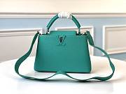 FORUBAGS LOUIS VUITTON CAPUCINES DARK GREEN 27CM/21CM - 1
