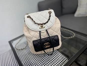 Chanel Duma Backpack Bag 21.5x24x12cm