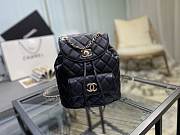 Chanel Duma Black Backpack Bag with gold hardware 21.5x24x12cm - 1