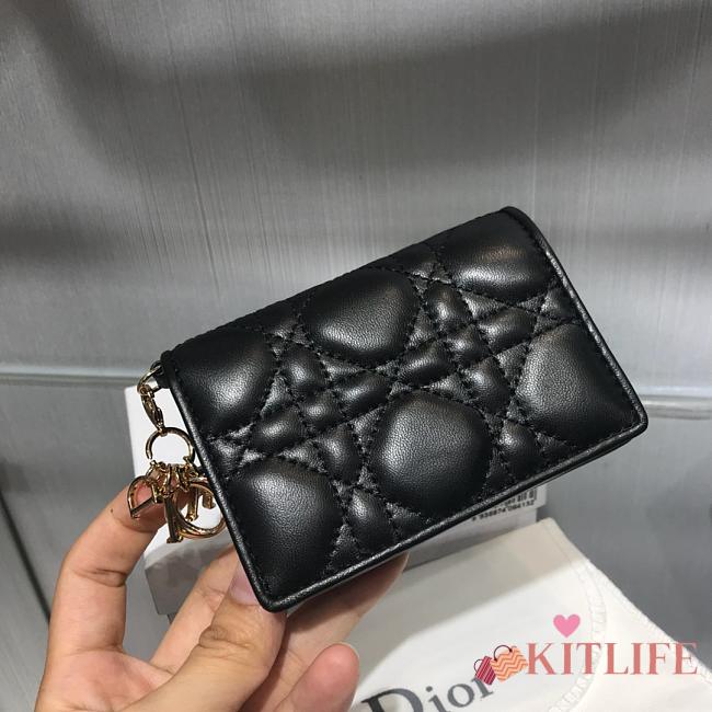 DIOR BLACK WALLET - 1