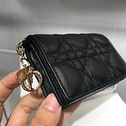 DIOR BLACK WALLET - 5