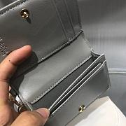 DIOR SILVER GREY WALLET - 3