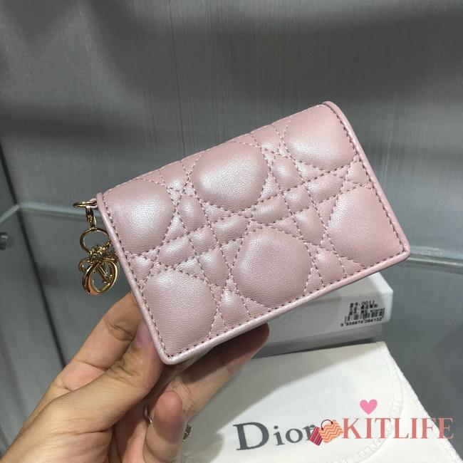 DIOR PINK WALLET - 1