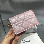 DIOR PINK WALLET - 1