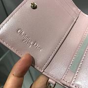 DIOR PINK WALLET - 6