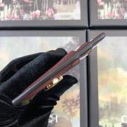 GUCCI #570679 BURGUNDY CARD HOLDER - 4