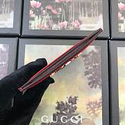 GUCCI #570679 RED CARD HOLDER - 5